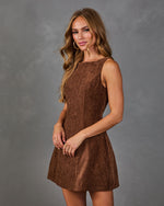Sunday Ledger Ribbed Mini Dress