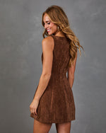 Sunday Ledger Ribbed Mini Dress
