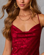 Cool Bloom Floral Jacquard Midi Dress