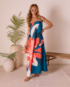 Sunkissed Escape Abstract Maxi Dress