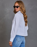 Josie Cotton Button Down Top