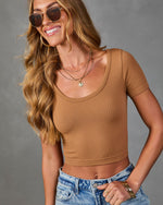 Korine Ribbed Knit Crop Top