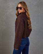 Quiet Charm Asymmetric Front Cardigan