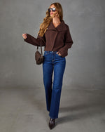 Quiet Charm Asymmetric Front Cardigan