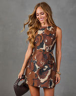 Bistro Bloom Floral Mini Dress