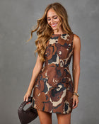 Bistro Bloom Floral Mini Dress