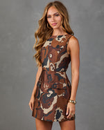 Bistro Bloom Floral Mini Dress