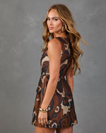 Bistro Bloom Floral Mini Dress