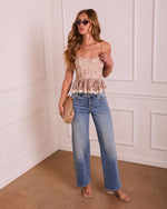 Tisla Super Stretch Straight Leg Relaxed Jeans