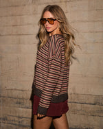 Quinn Knit Striped Sweater
