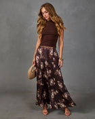 Darcey Plaid Maxi Skirt