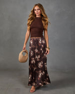 Darcey Plaid Maxi Skirt