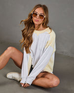 Quiet Desire Color Block Sweatshirt