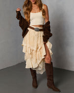 Folklore Fit Lace Maxi Skirt