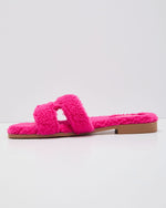 Soft Steps Sherpa Slip On Slides