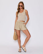 Khaki % Lisa Knit Tank-2