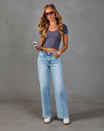 Korine Ribbed Knit Crop Top