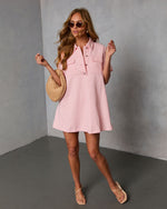 Open Form Shirt Mini Dress