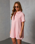 Open Form Shirt Mini Dress