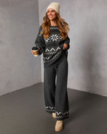 Sleighbell Snow Fair Isle Snowflake Sweater