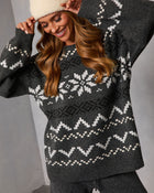 Sleighbell Snow Fair Isle Snowflake Sweater