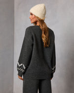 Sleighbell Snow Fair Isle Snowflake Sweater