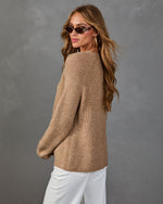 Comfy Aura Ribbed Knit Sweater