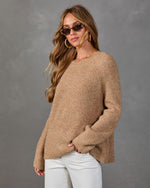 Comfy Aura Ribbed Knit Sweater