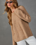 Comfy Aura Ribbed Knit Sweater