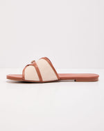 Calantha Twist Front Flat Sandals