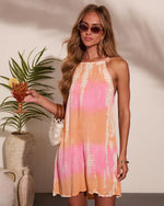 Sunset Riot Tie Dye Mini Dress