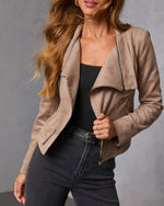 Free Falls Suede Moto Jacket