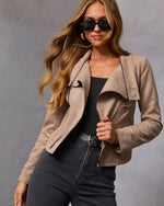 Free Falls Suede Moto Jacket
