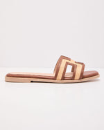 Florance Colorblock Flat Sandals