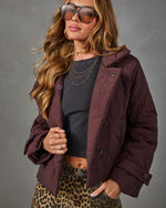 Stay Longer Quilted Funnel Neck Jacket