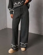 Sleighbell Snow Fair Isle Knit Pant