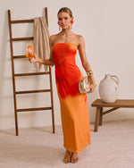 Sunveil Bloom Floral Mesh Maxi Dress