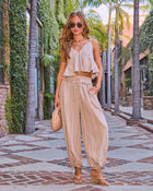 Shoreline Chic Floral Peplum Top