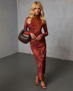 Faint Prism Printed Maxi Dress