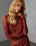 Faint Prism Printed Maxi Dress