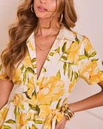 Forward in Florals Floral Midi Shirt Dress