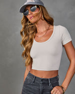Korine Ribbed Knit Crop Top