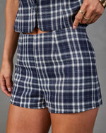 Prescott Lane Plaid Flannel Shorts