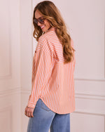 Isolyn Striped Button Down Top