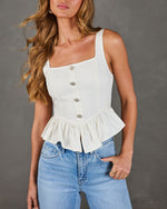 Loves Notebook Peplum Top