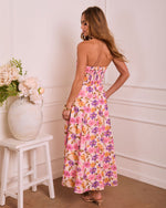 Floral Daydream Floral Strapless Maxi Dress