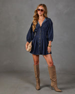 Marilynn Denim Mini Dress