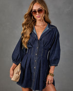 Marilynn Denim Mini Dress