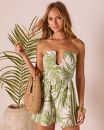 Perline Tropical Abstract Romper