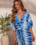 Sunset Slip Tie Dye Cover Up Kaftan